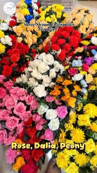 Roses, dahlias and peonies by the bunch